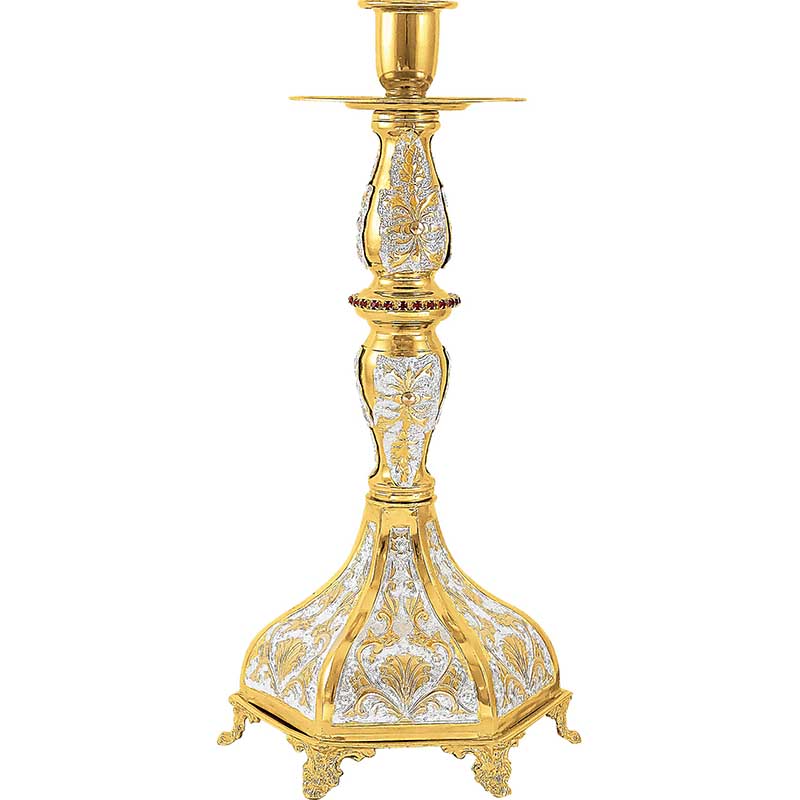 Κηροπήγιο Δίχρωμο Επίχρυσο Κηροπήγιο Δίχρωμο Επίχρυσο